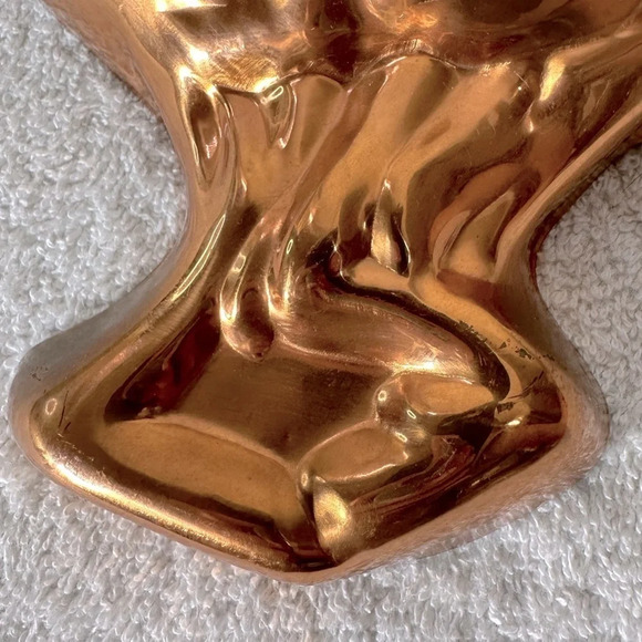 Vintage Copper Jelly Mold Food  Mold Rooster Design Wall Decor - Picture 5 of 11